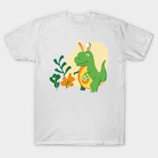 Easter Bunny T-Rex T-Shirt